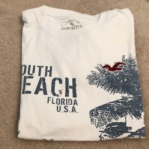 South beach hollister graphic tee
